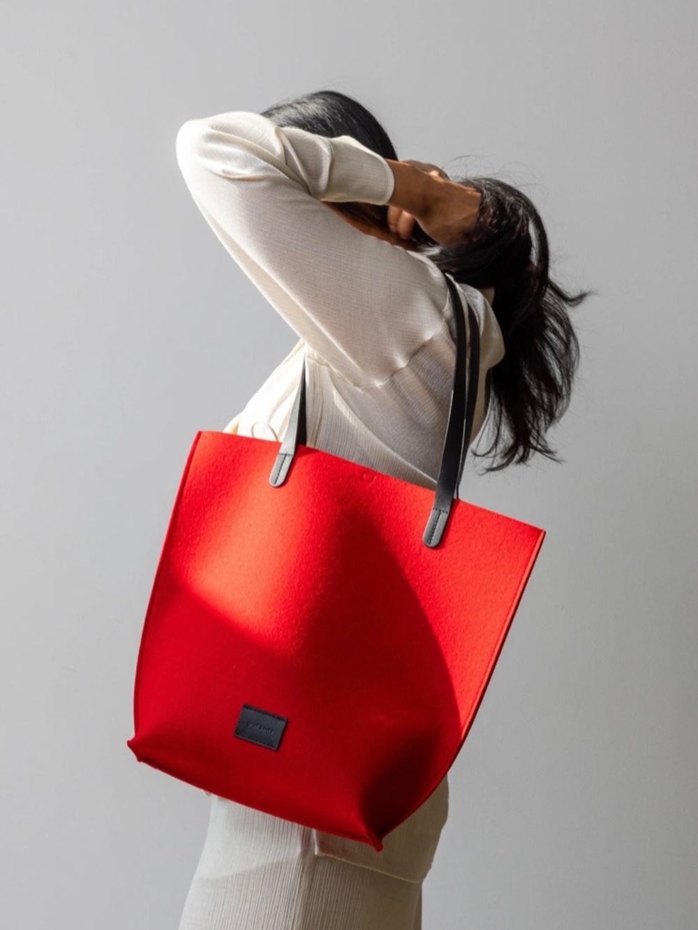 GRAF LANTZ Holiday Hana Merino Wool Tote Bag - Picture 2 of 8